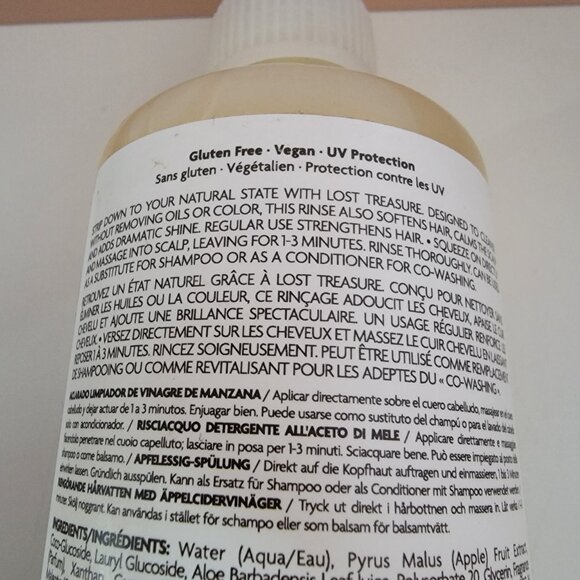 Apple Cider Vinegar Cleansing Rinse Lost Treasure 6 FL OZ - Picture 4 of 10